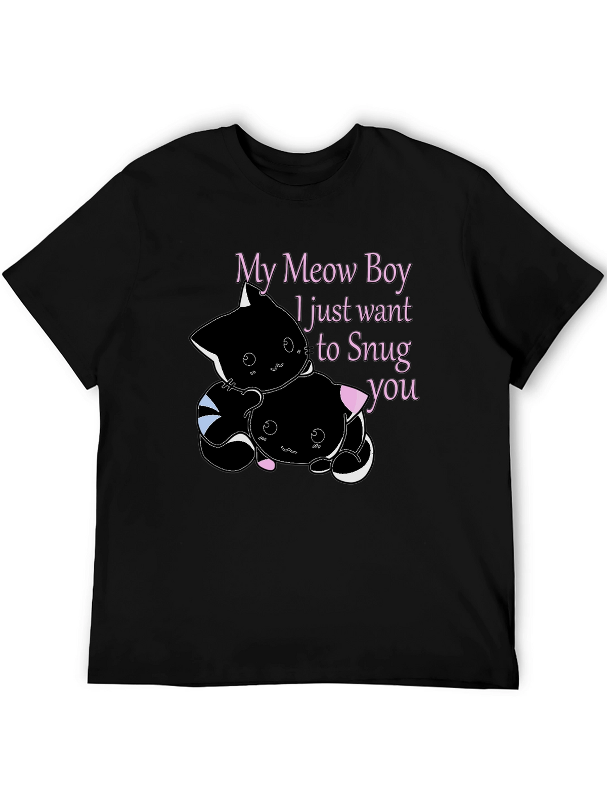 My Meow Boy Graphic Tee - Snuggle Time T-Shirt