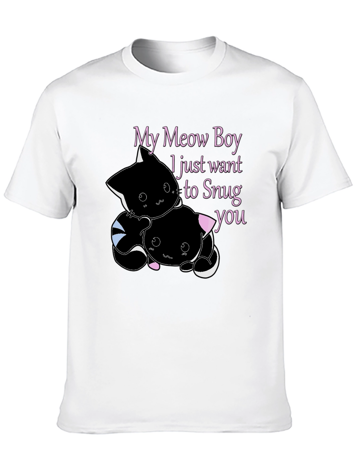 My Meow Boy Graphic Tee - Snuggle Time T-Shirt