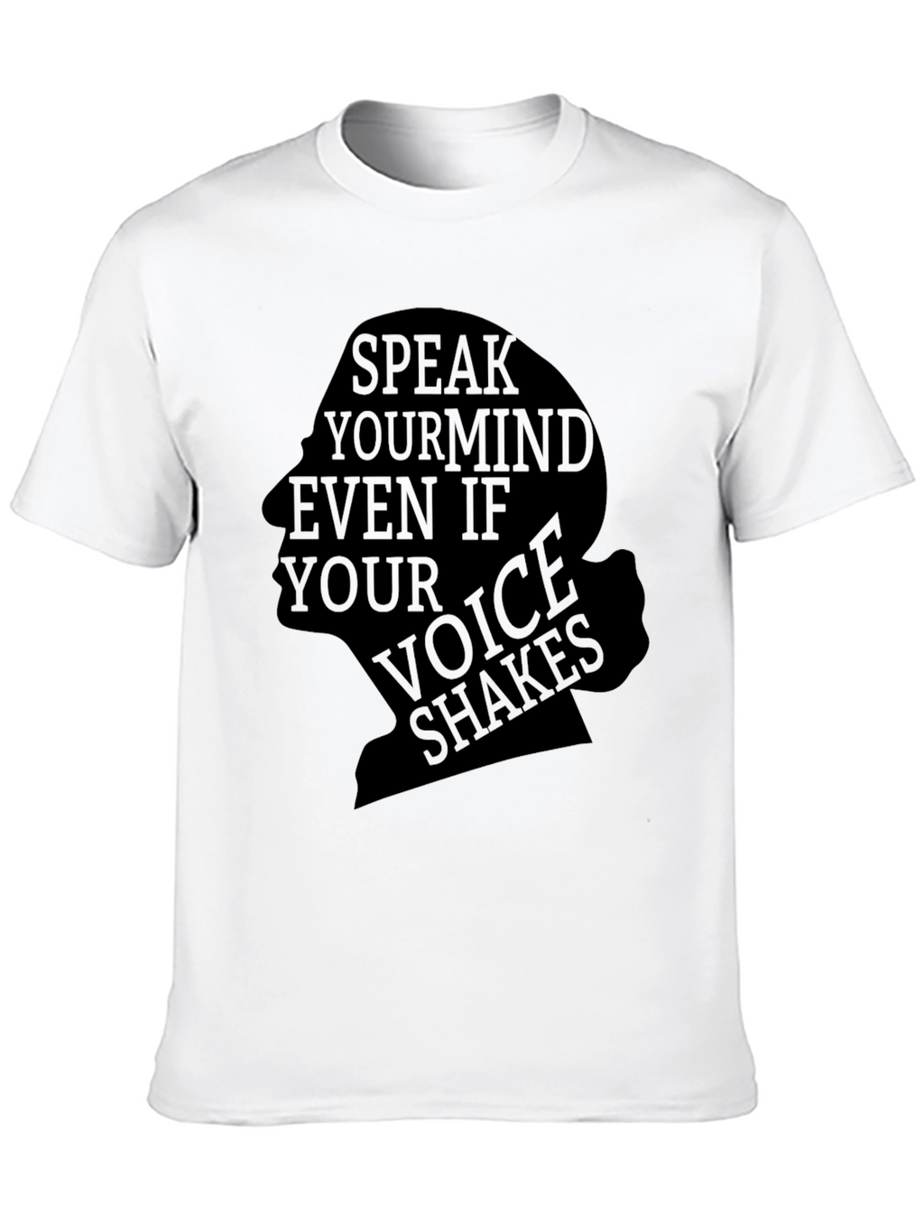 Speak Your Mind Black Graphic Tee