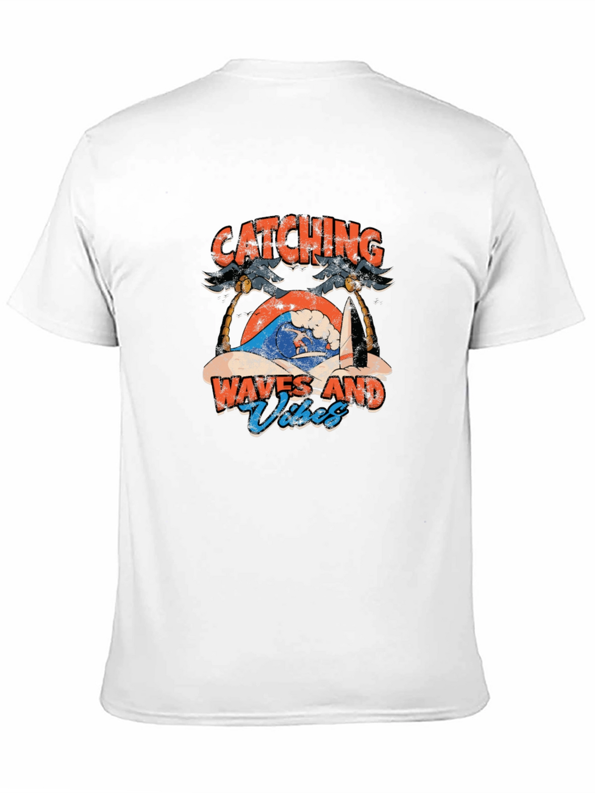 Catching Waves T-Shirt - Surfing Vibes