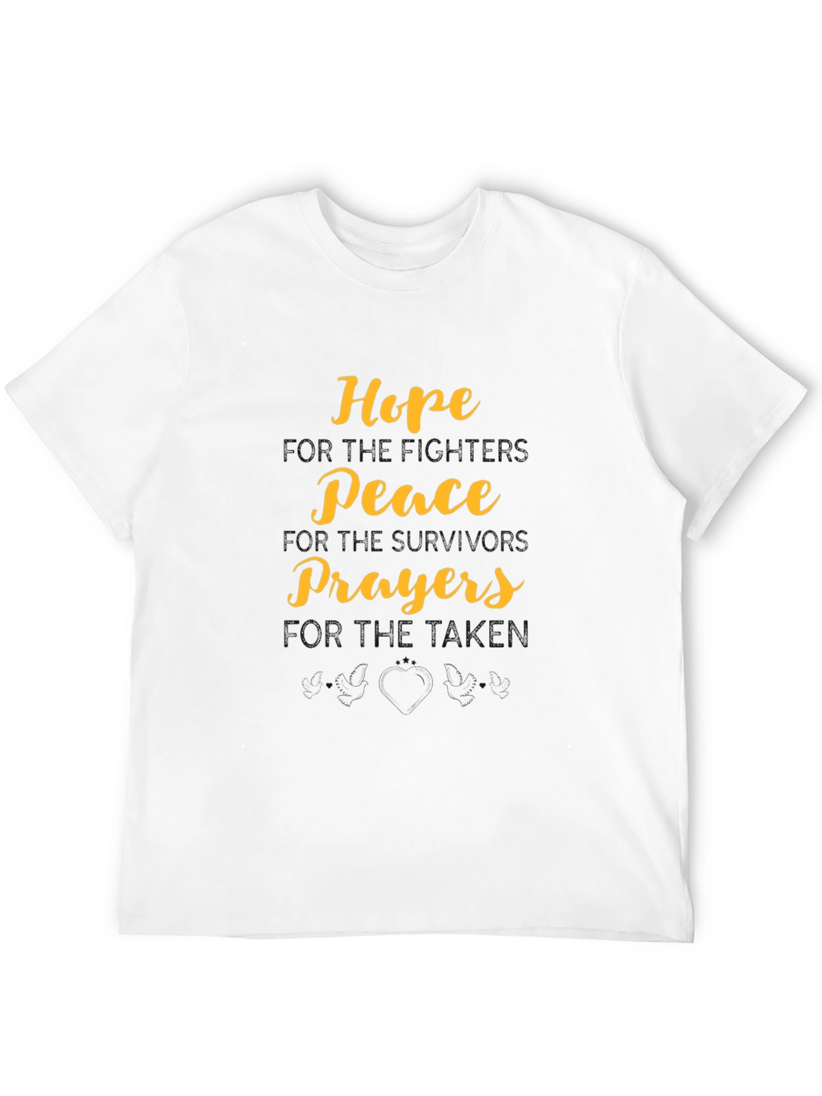 Hope Peace Prayers Graphic T-Shirt