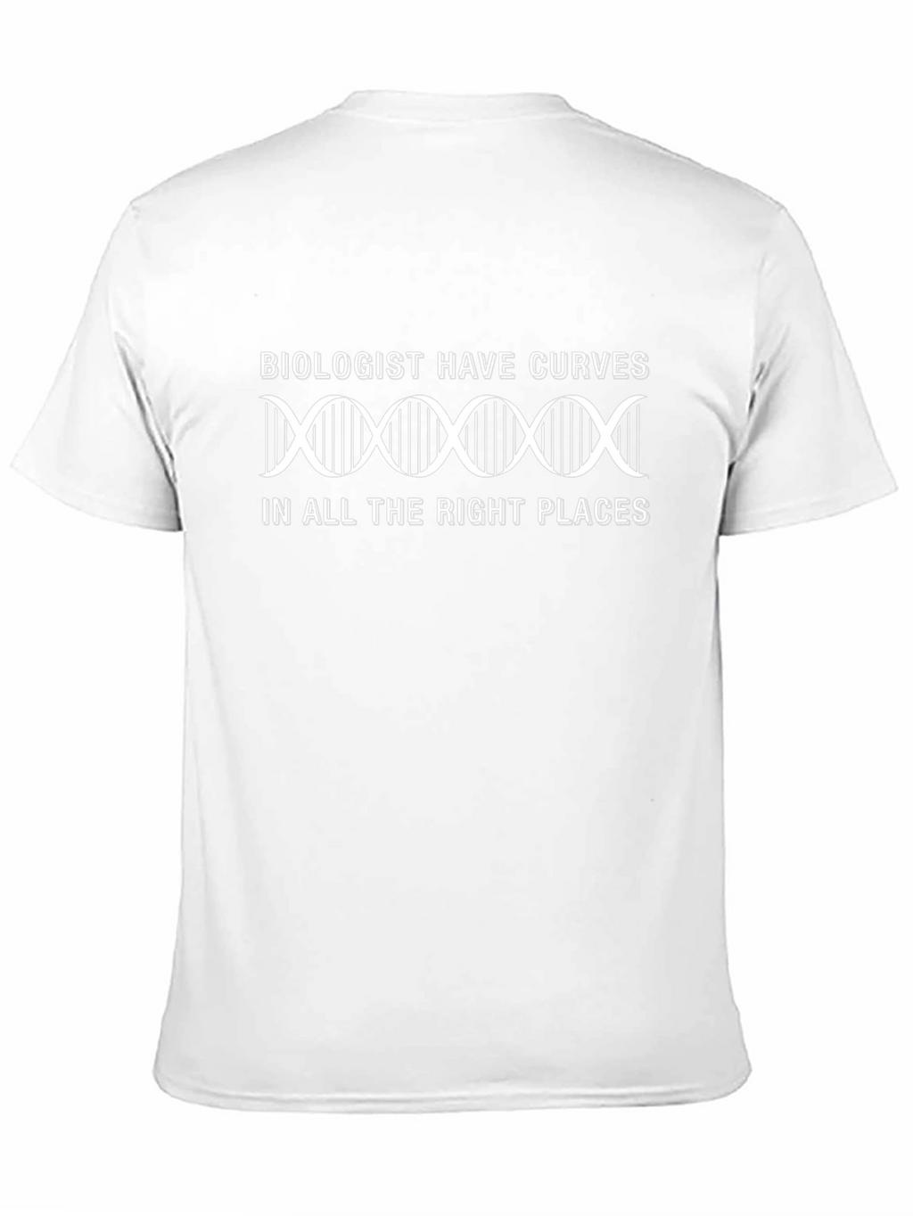 Biologist Curves Graphic T-Shirt - Science Humor Tee