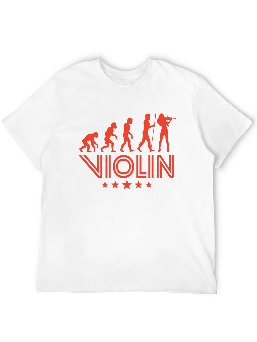Violin Evolution Graphic Tee
