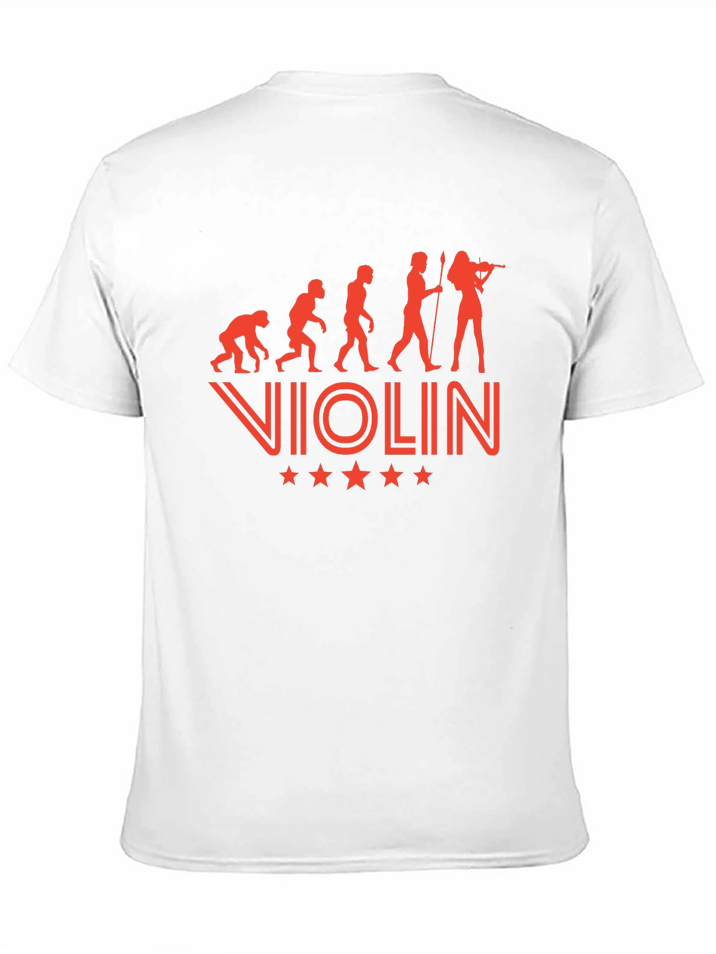 Violin Evolution Graphic Tee