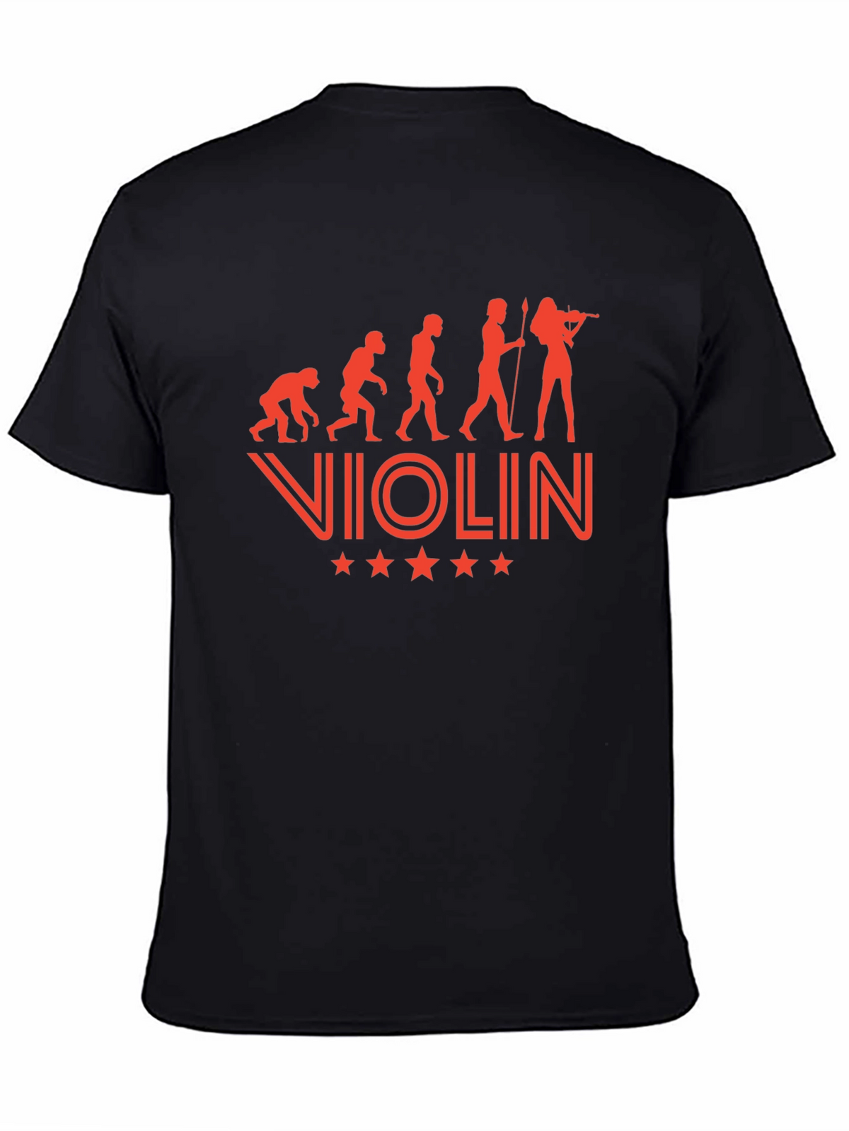 Violin Evolution Graphic Tee
