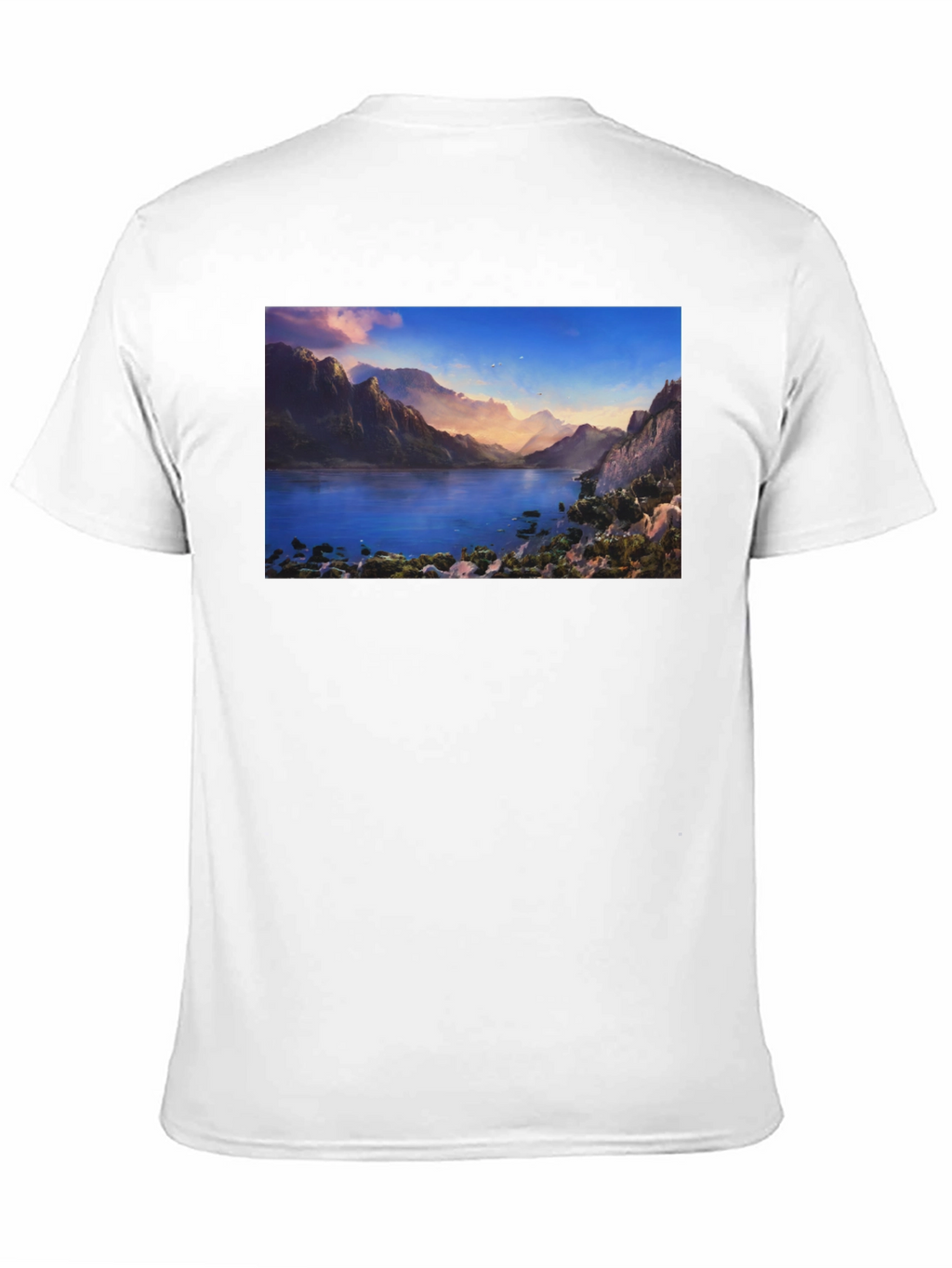 Lake View Graphic Tee - Mens Black T-Shirt