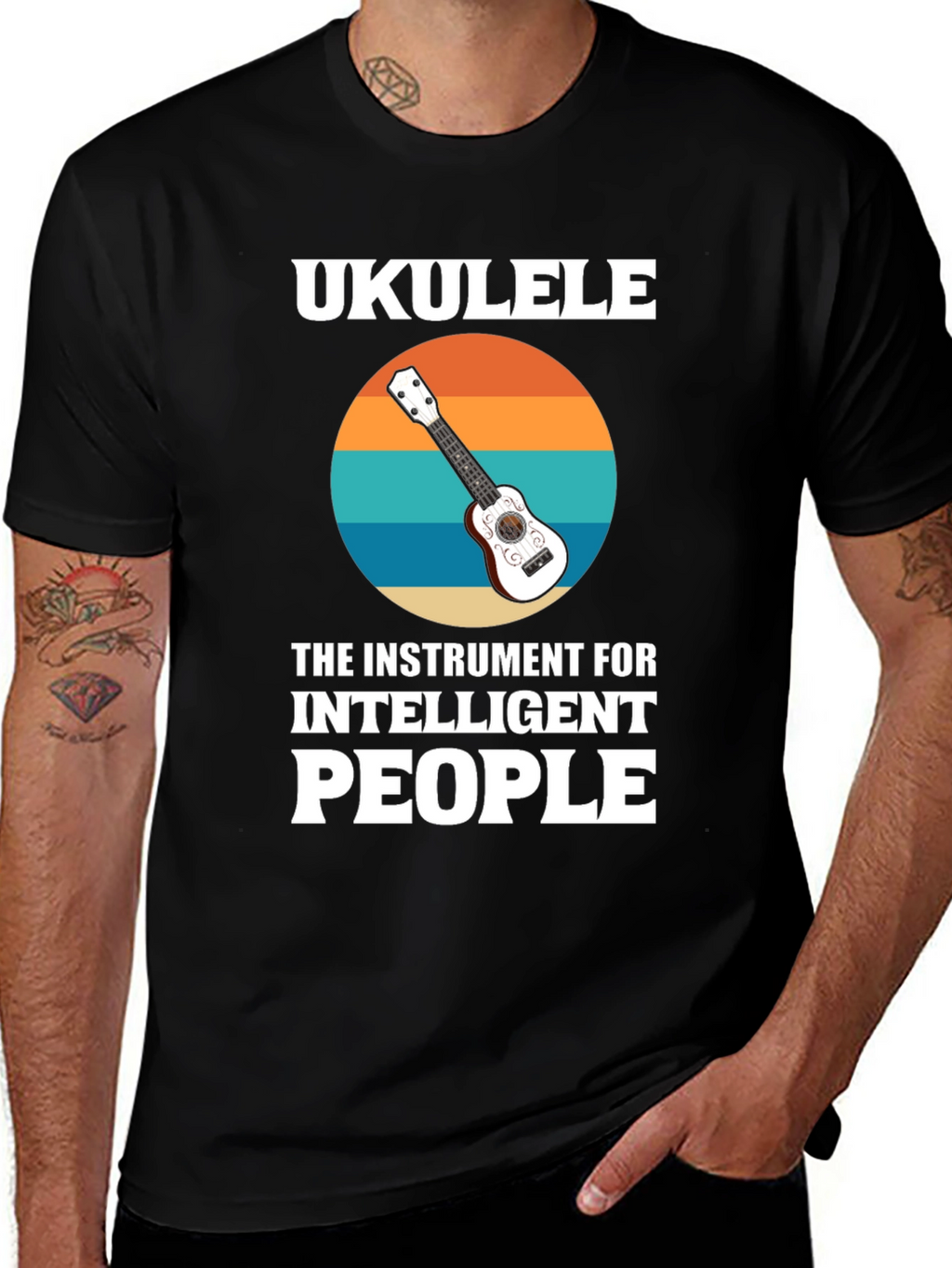 Ukulele for Intelligent People Graphic T-Shirt