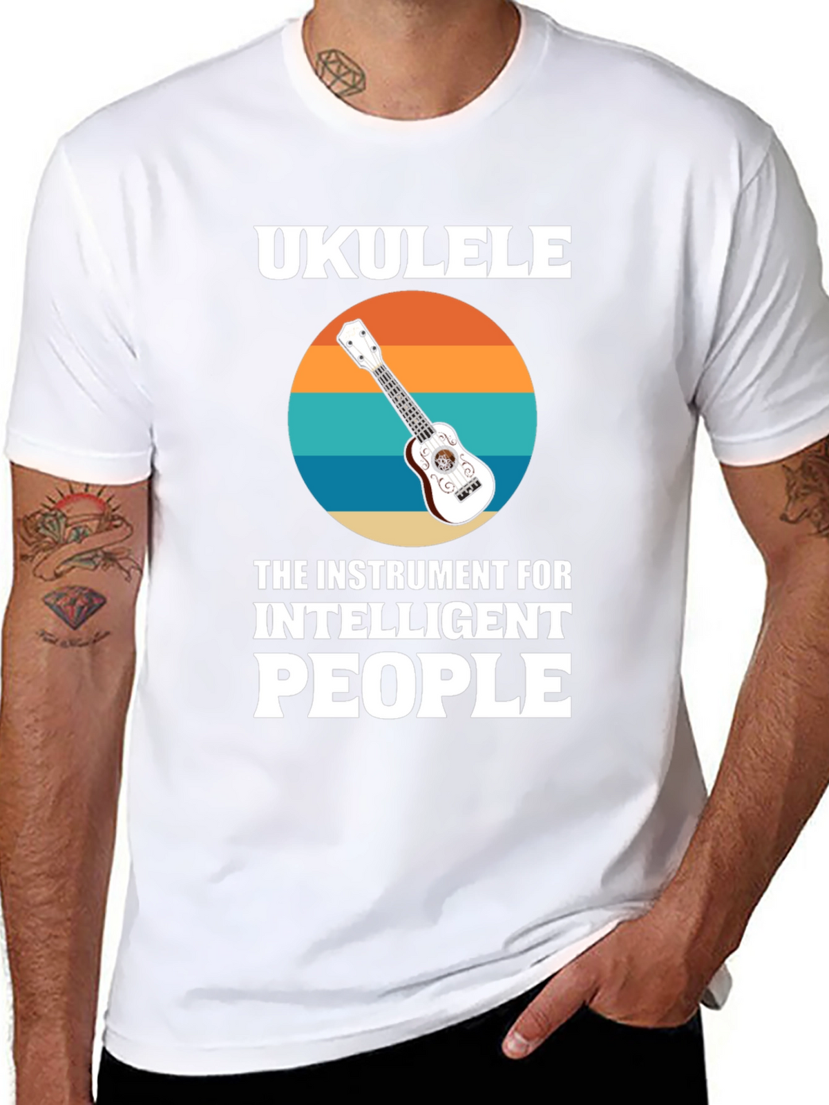 Ukulele for Intelligent People Graphic T-Shirt
