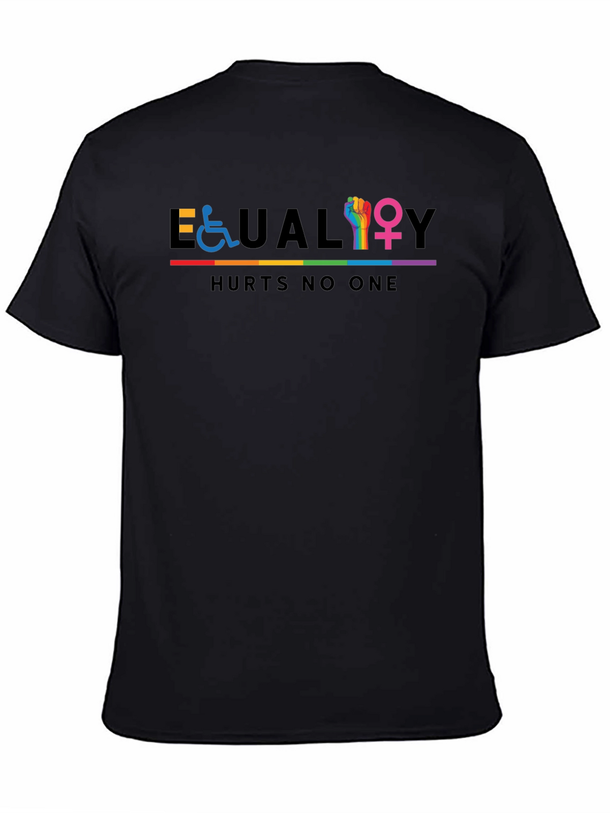 Equality Hurts No One T-Shirt - Pride Rainbow