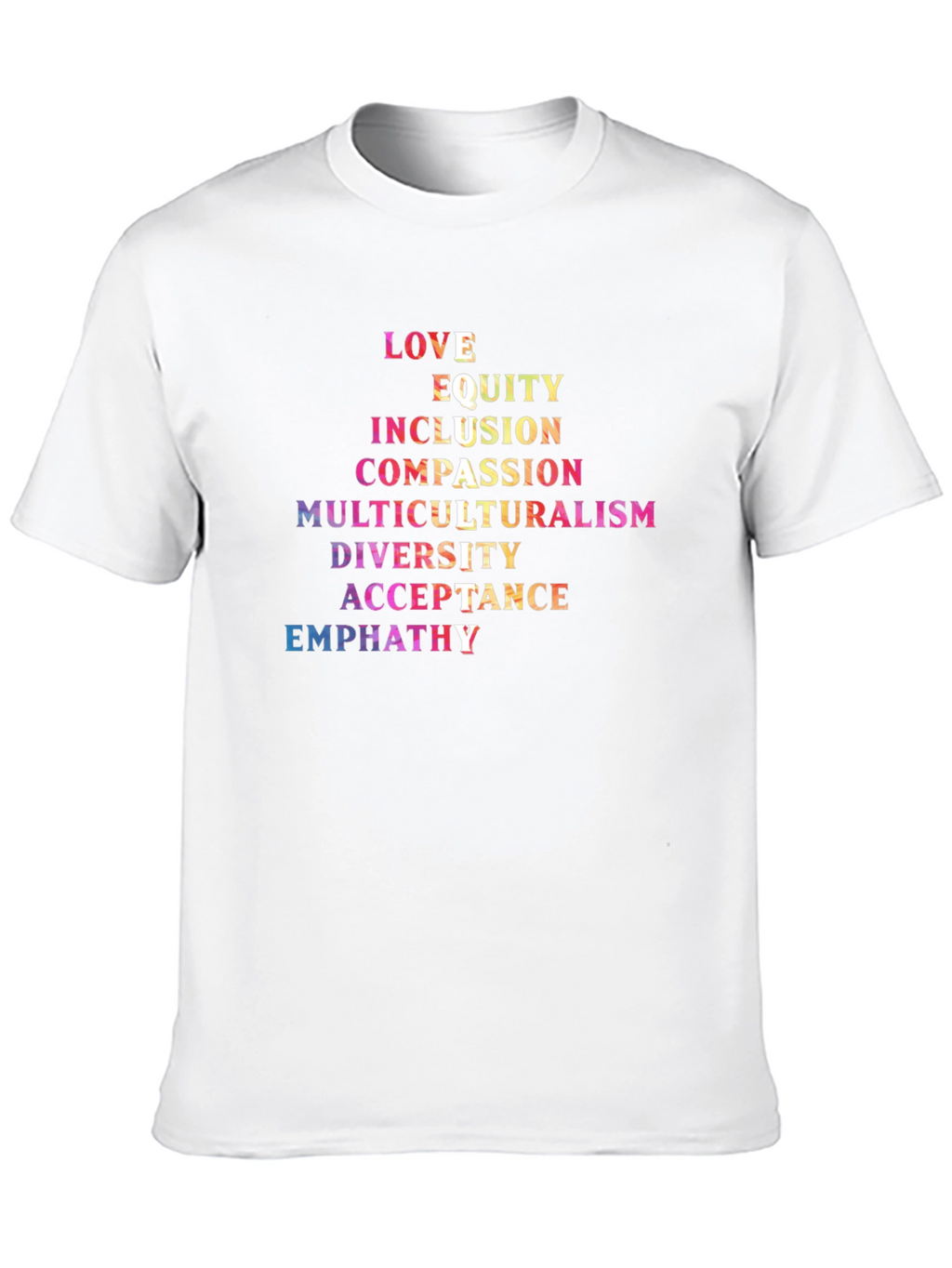 Love Equity Inclusion Equality T-Shirt