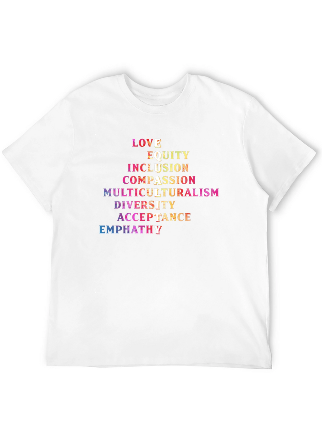 Love Equity Inclusion Equality T-Shirt