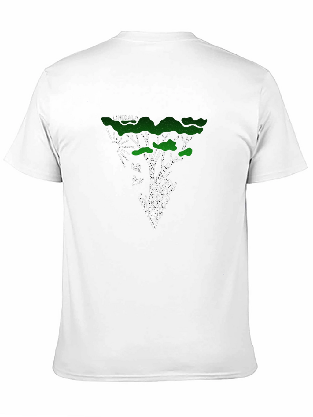 Linedala Nature Tree Graphic Black T-Shirt