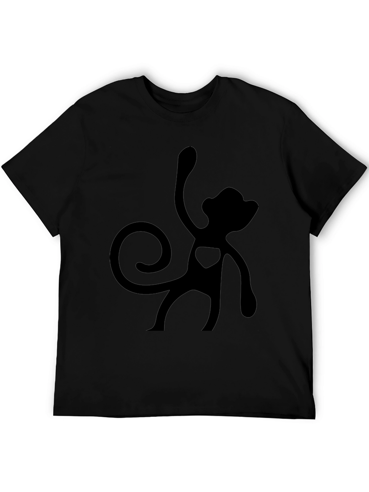Black Monkey Graphic Tee - Fun & Stylish