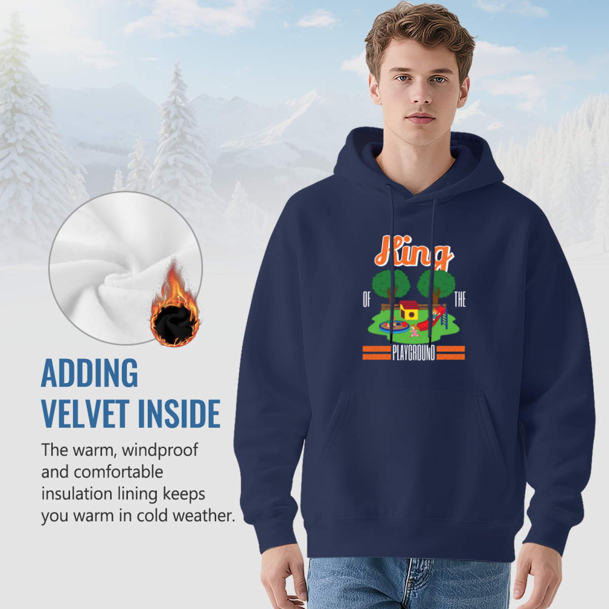 King Graphic Hoodie