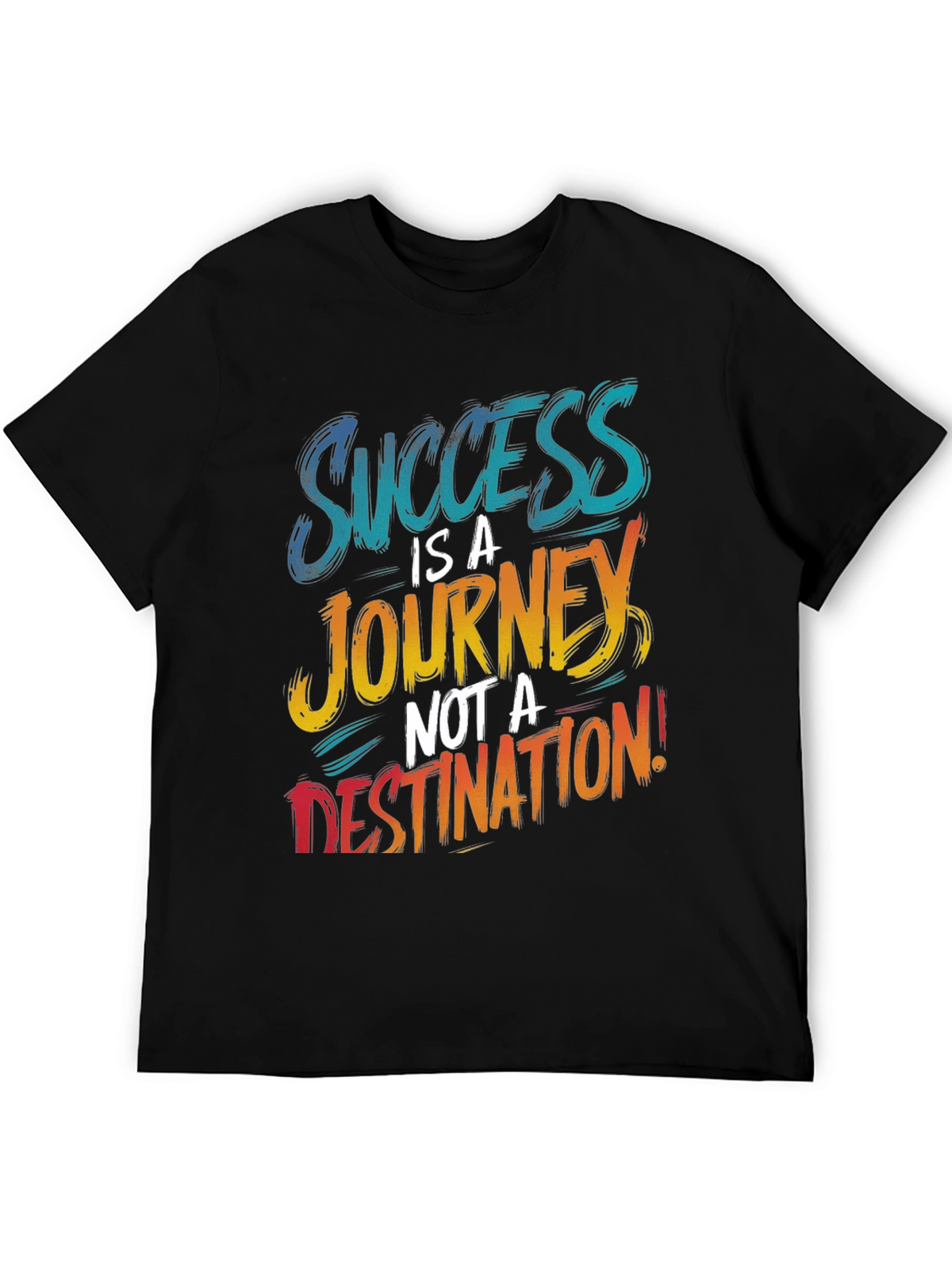 Success Journey Graphic Print T-Shirt