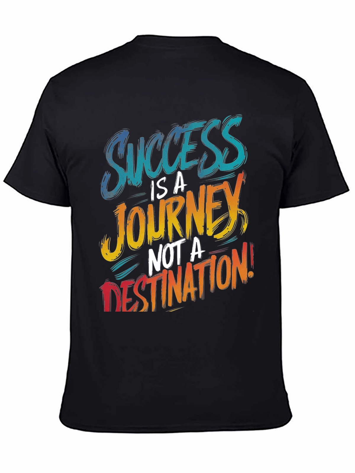 Success Journey Graphic Print T-Shirt