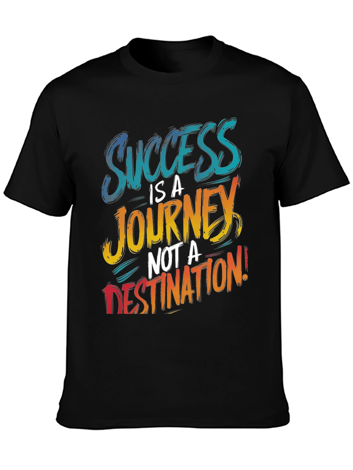 Success Journey Graphic Print T-Shirt