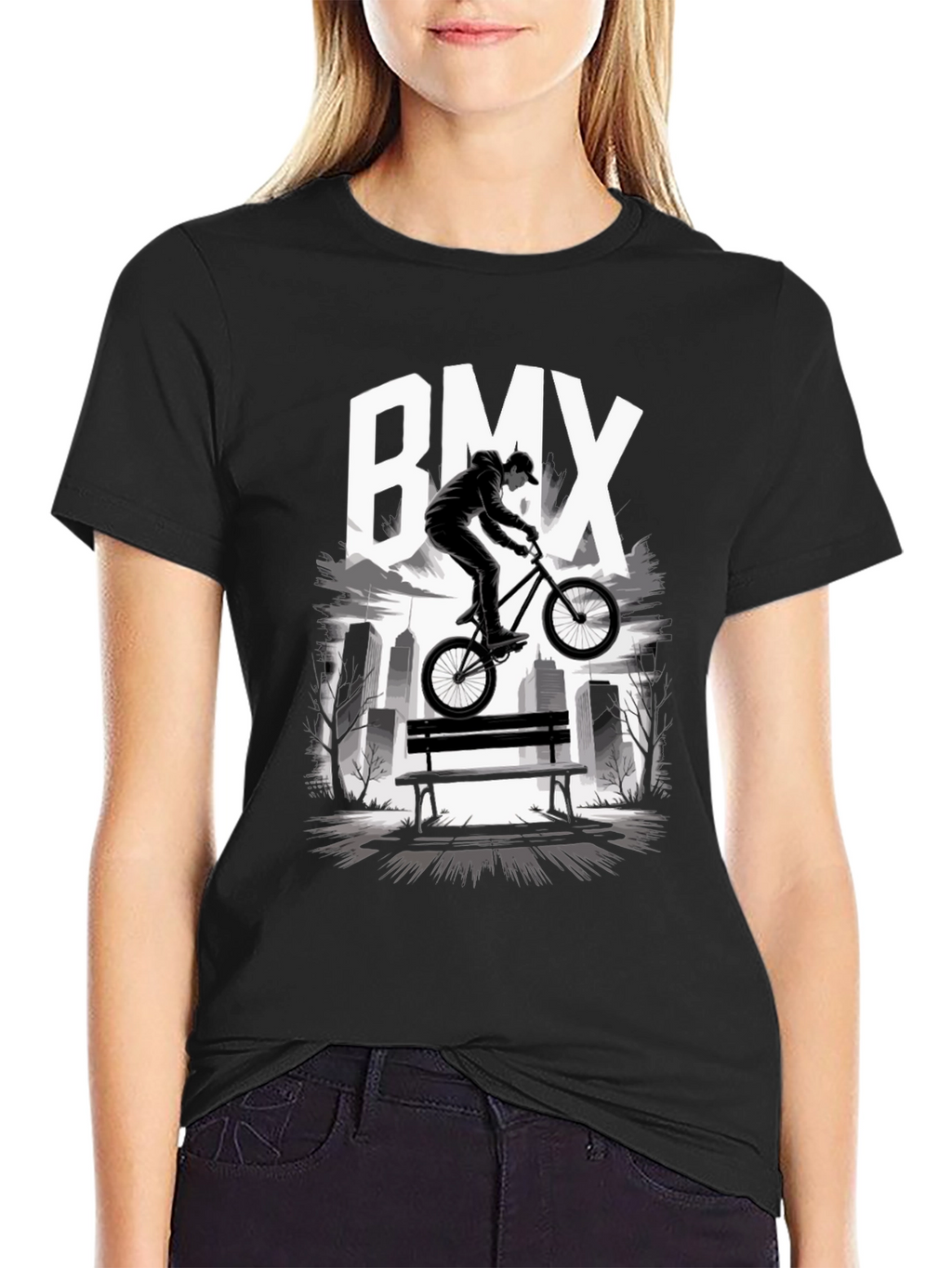 BMX Rider Graphic T-Shirt - Urban Style