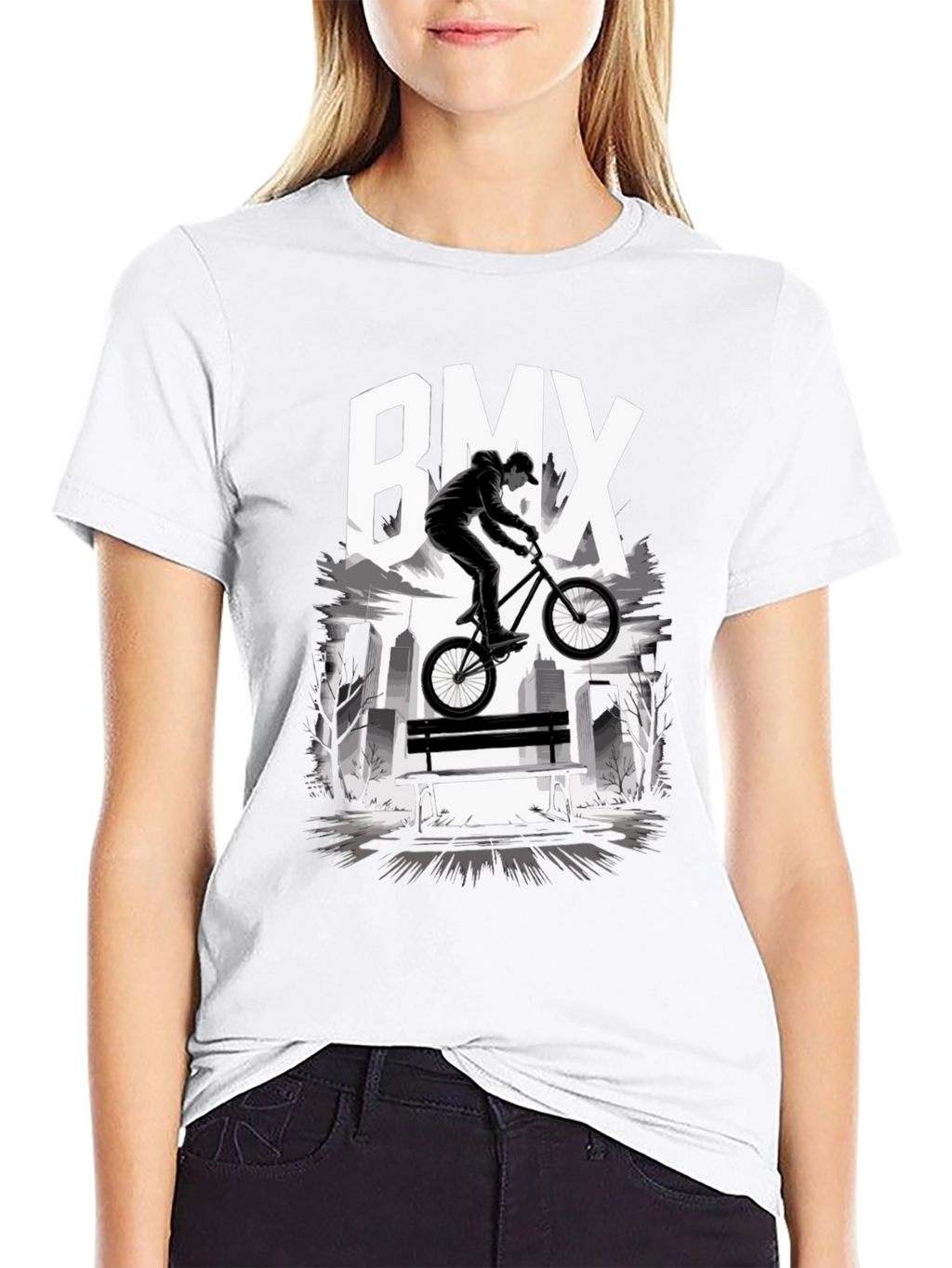 BMX Rider Graphic T-Shirt - Urban Style