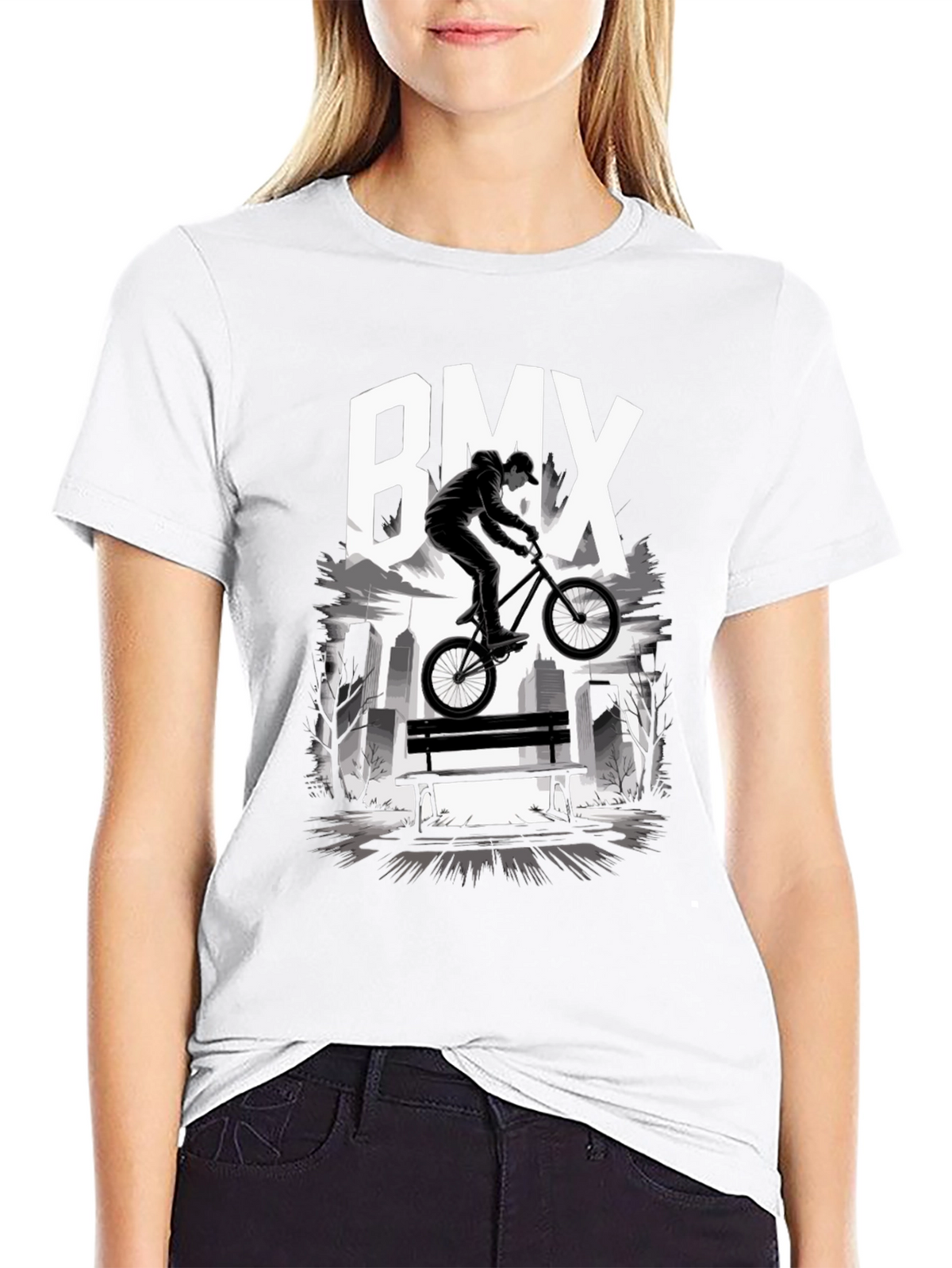BMX Rider Graphic T-Shirt - Urban Style