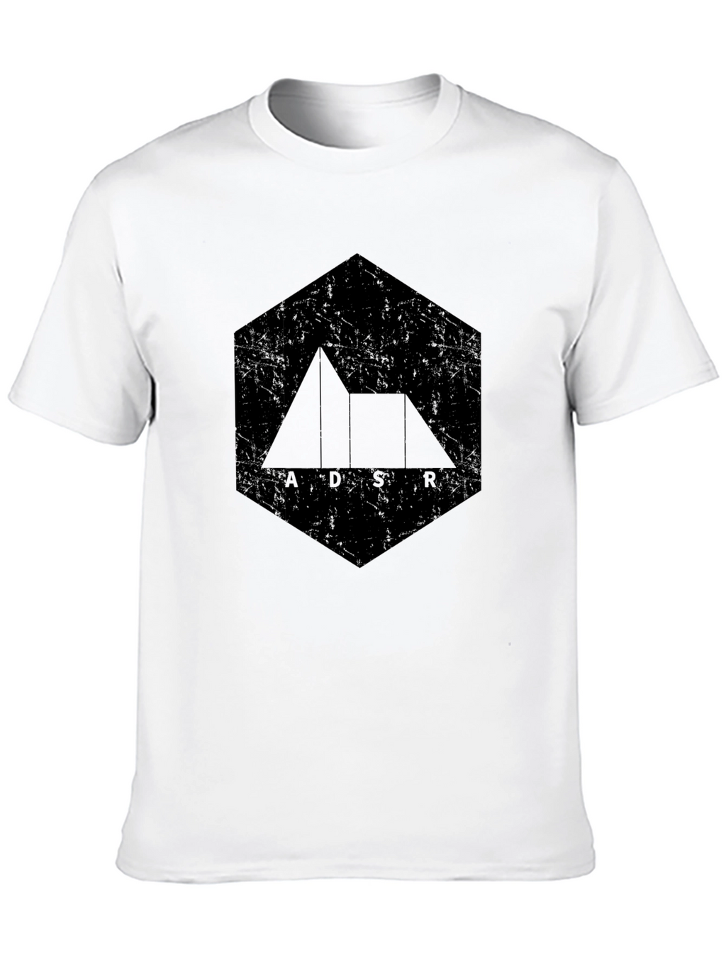 ADSR Synth Black Tee - Unique Music Producer Shirt