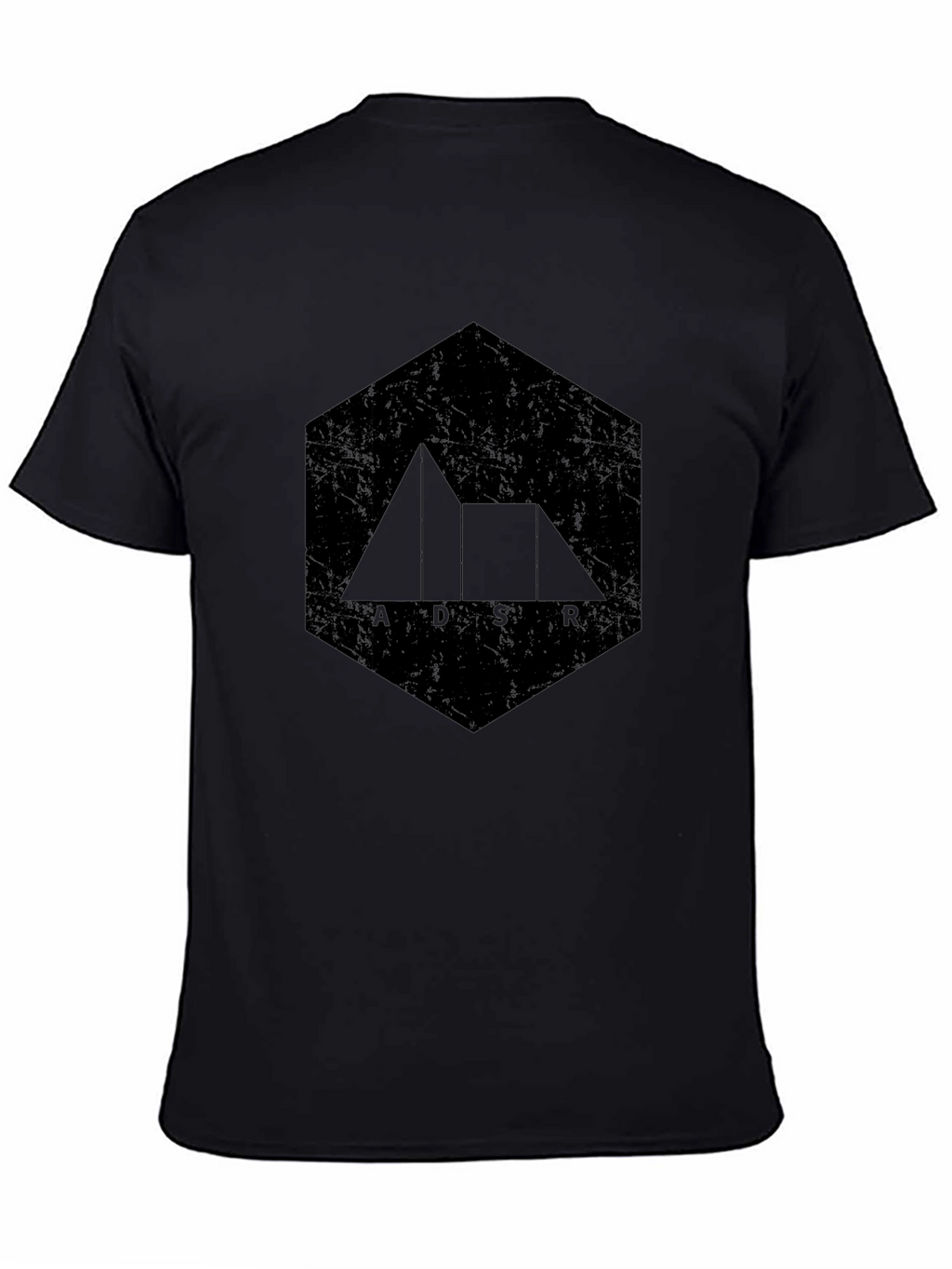 ADSR Synth Black Tee - Unique Music Producer Shirt