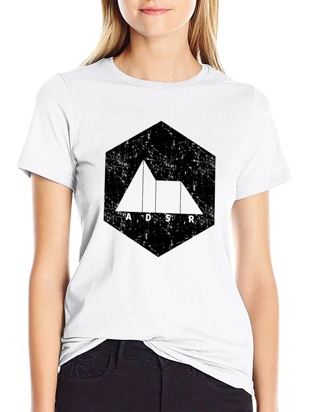 ADSR Synth Black Tee - Unique Music Producer Shirt
