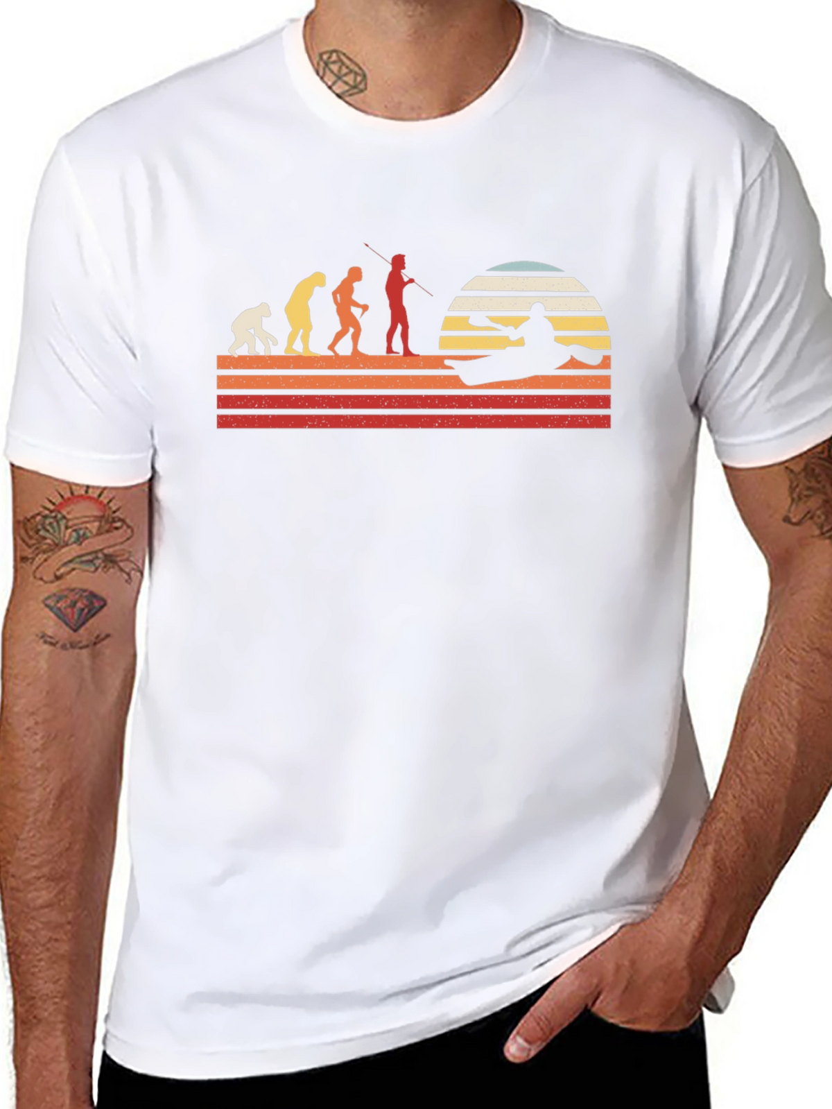 Kayak Evolution Graphic Tee - Paddler T-Shirt