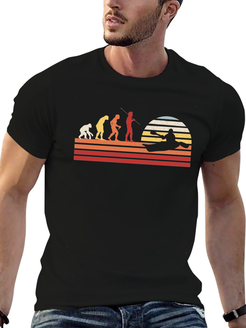 Kayak Evolution Graphic Tee - Paddler T-Shirt