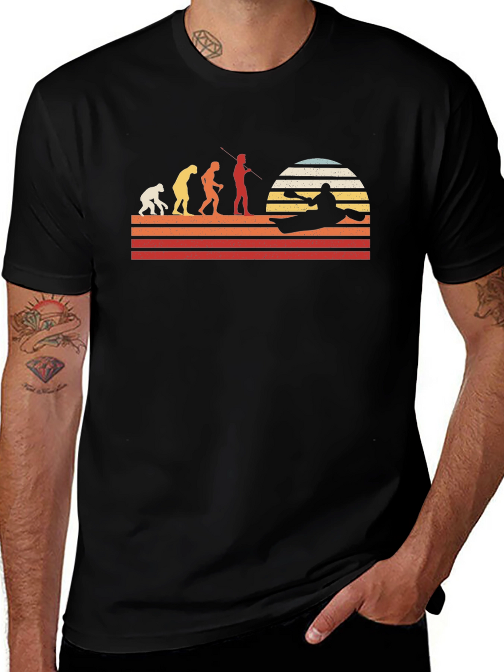 Kayak Evolution Graphic Tee - Paddler T-Shirt