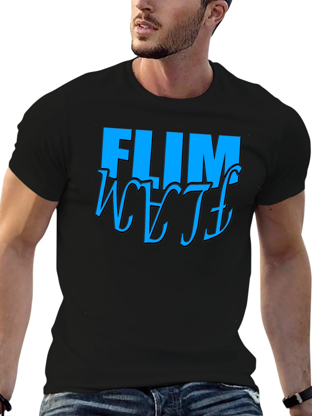 FLIM WETF Graphic Tee - Black