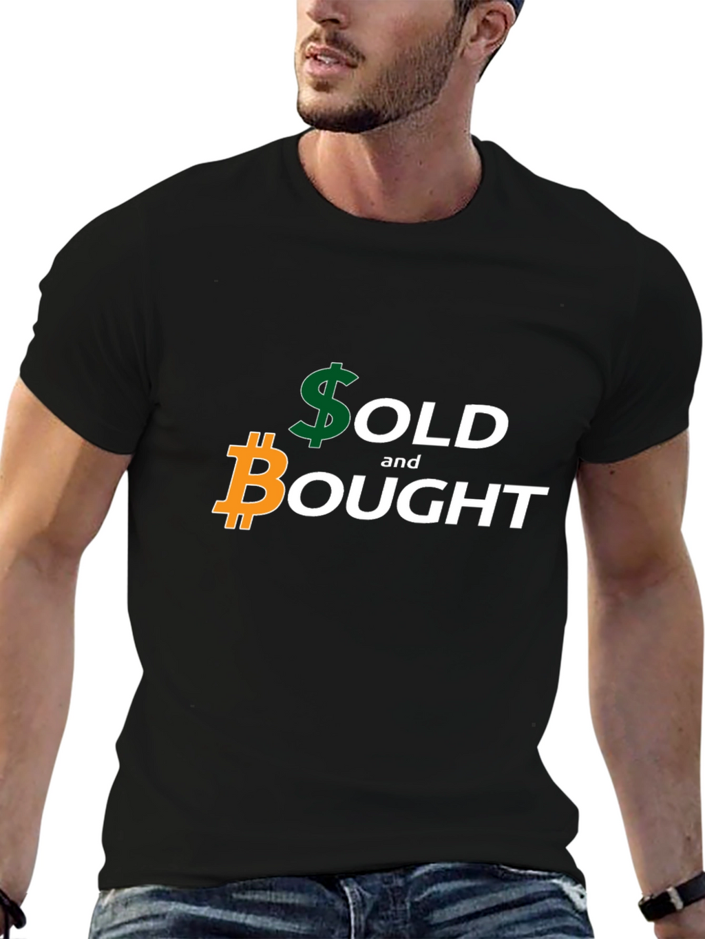 Sold and Bought Bitcoin Graphic Tee