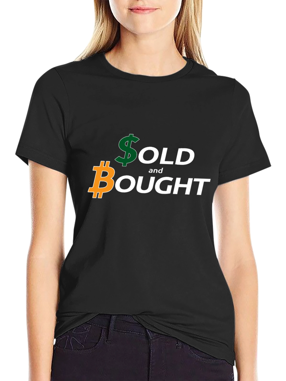 Sold and Bought Bitcoin Graphic Tee
