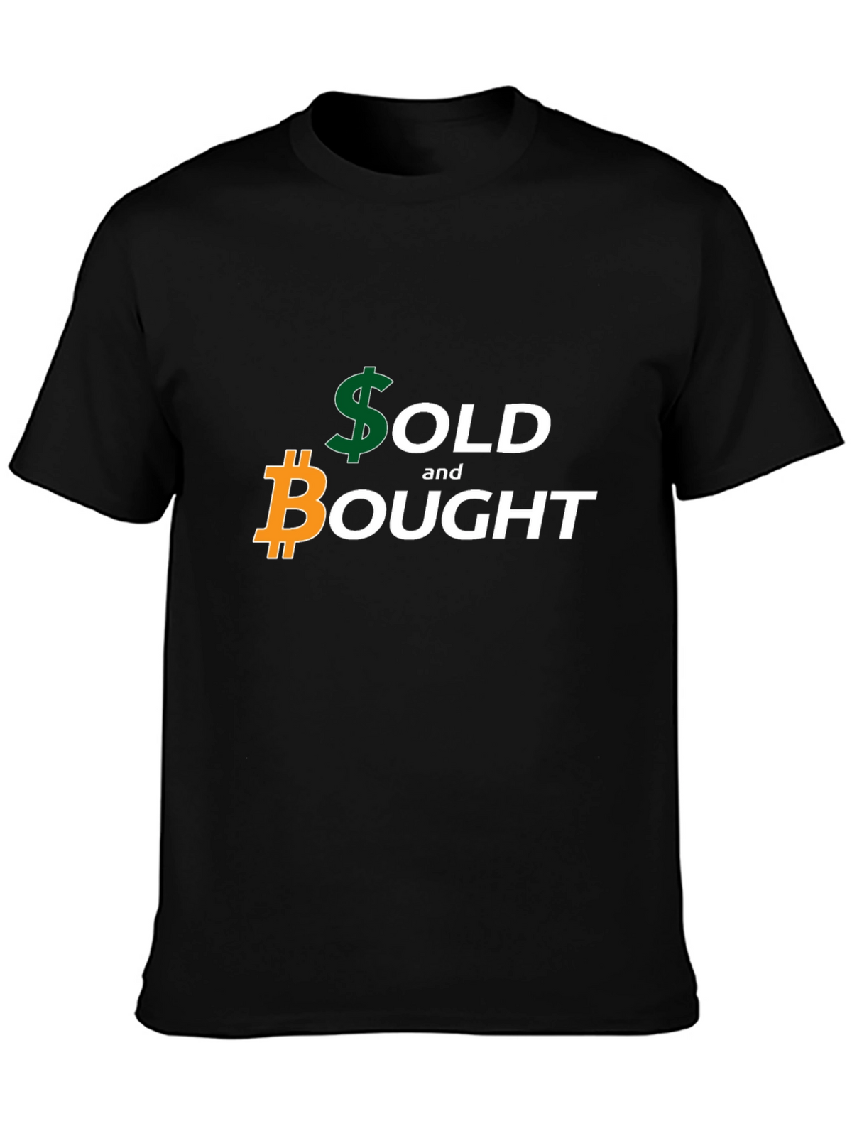 Sold and Bought Bitcoin Graphic Tee