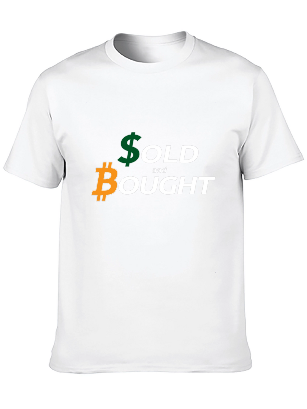 Sold and Bought Bitcoin Graphic Tee