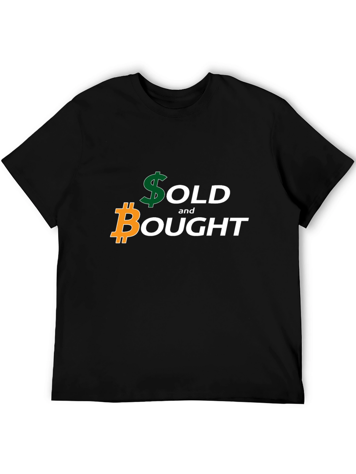 Sold and Bought Bitcoin Graphic Tee