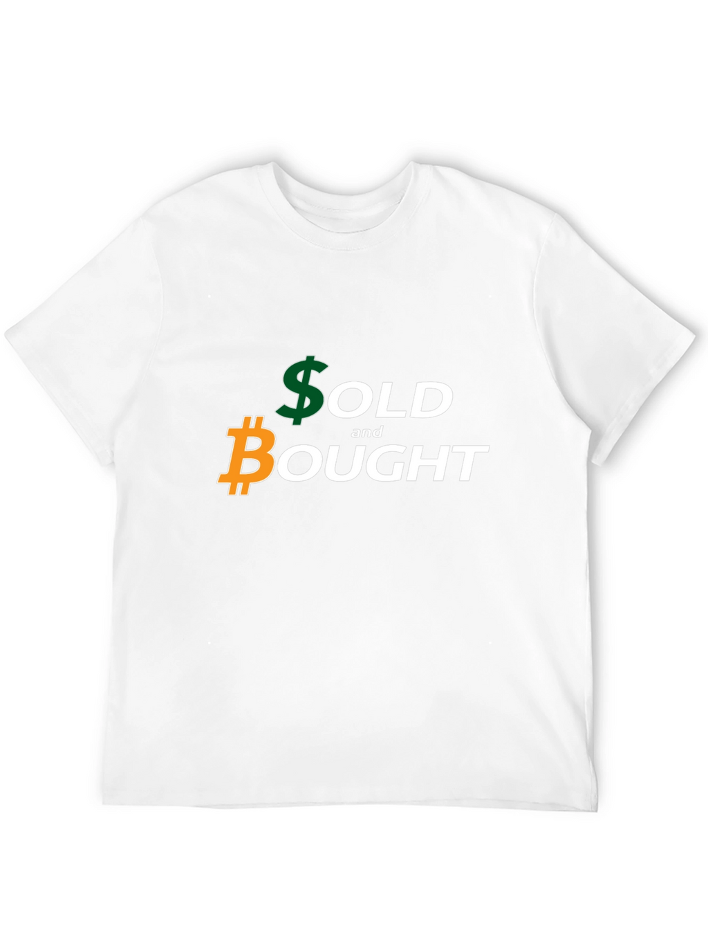 Sold and Bought Bitcoin Graphic Tee