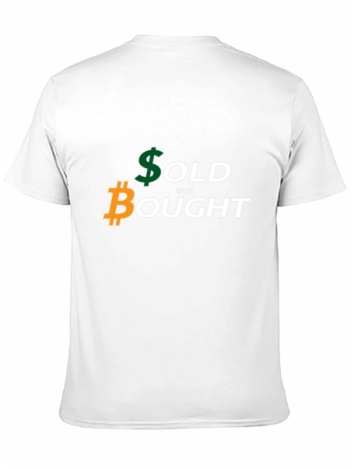 Sold and Bought Bitcoin Graphic Tee