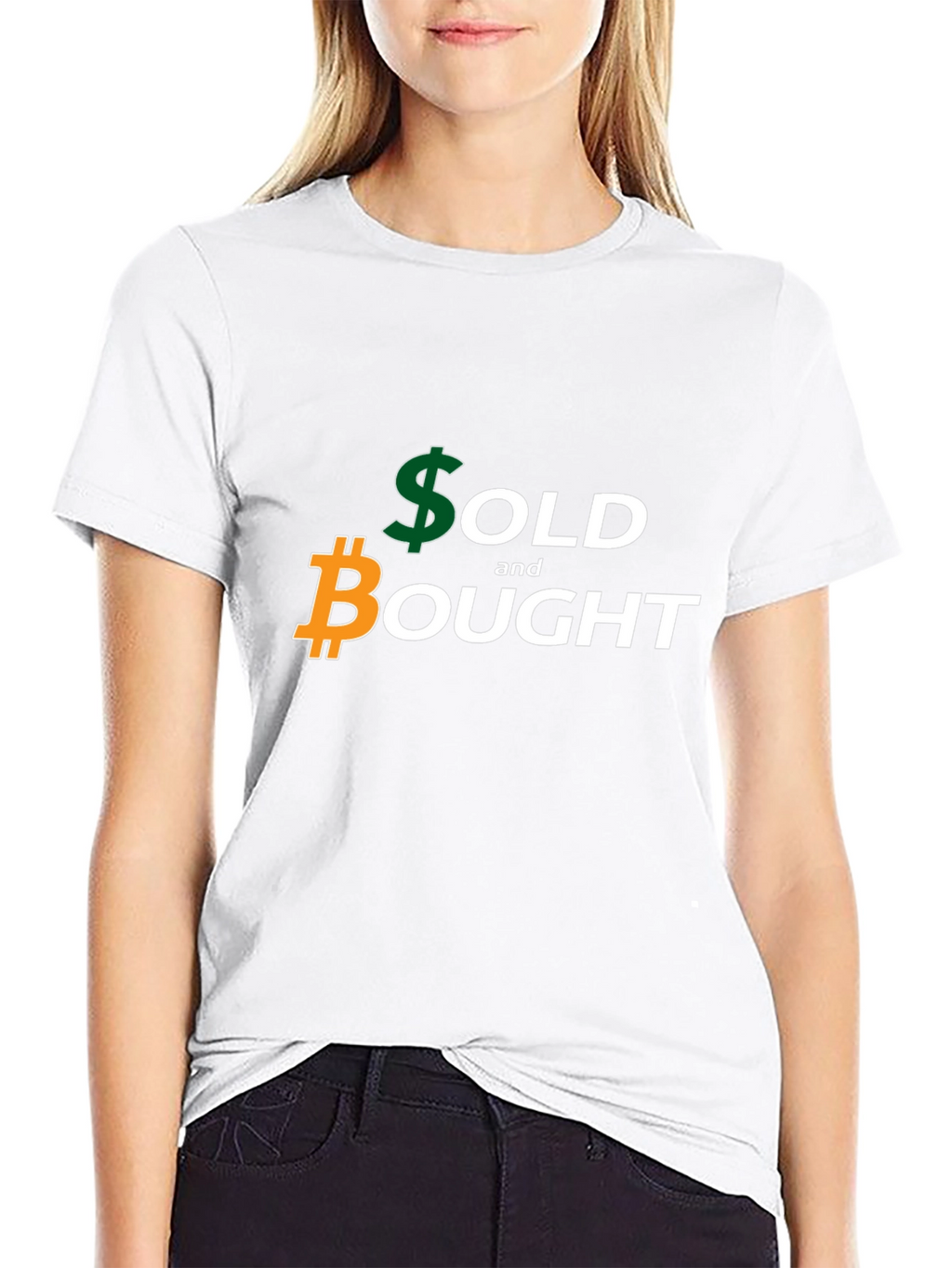 Sold and Bought Bitcoin Graphic Tee