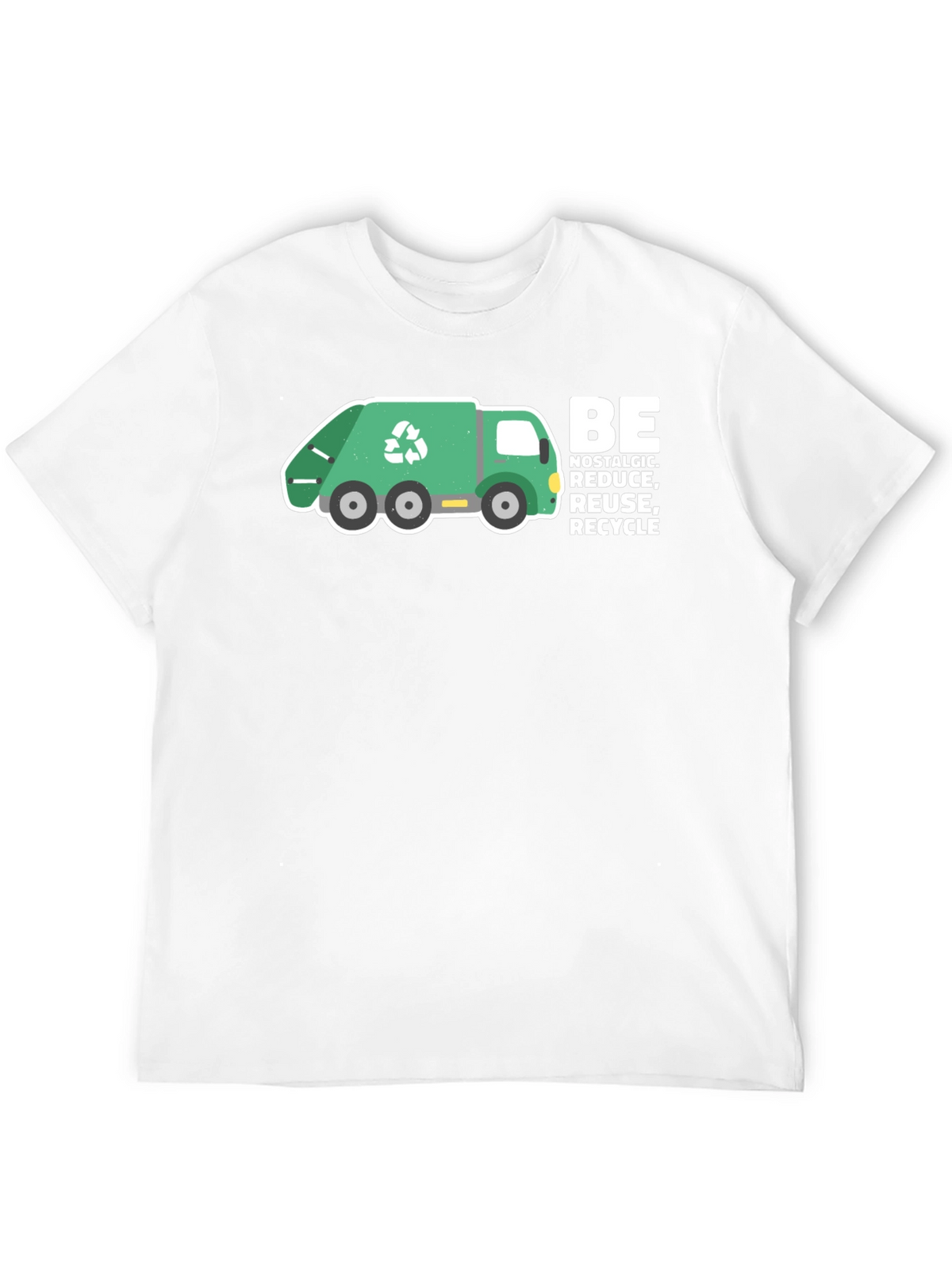 Recycle Truck Graphic Tee - Nostalgic Reduce Reuse