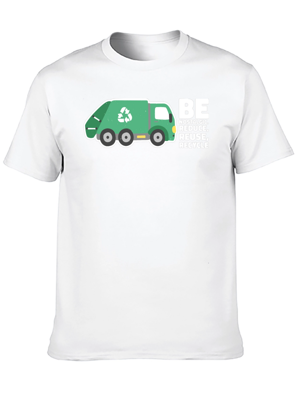 Recycle Truck Graphic Tee - Nostalgic Reduce Reuse