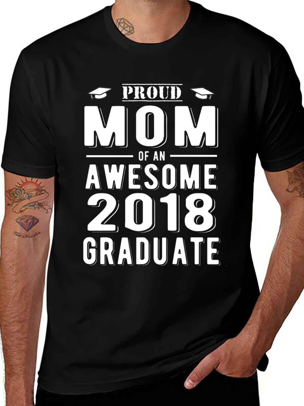 Proud Mom of an Awesome 2018 Graduate T-Shirt