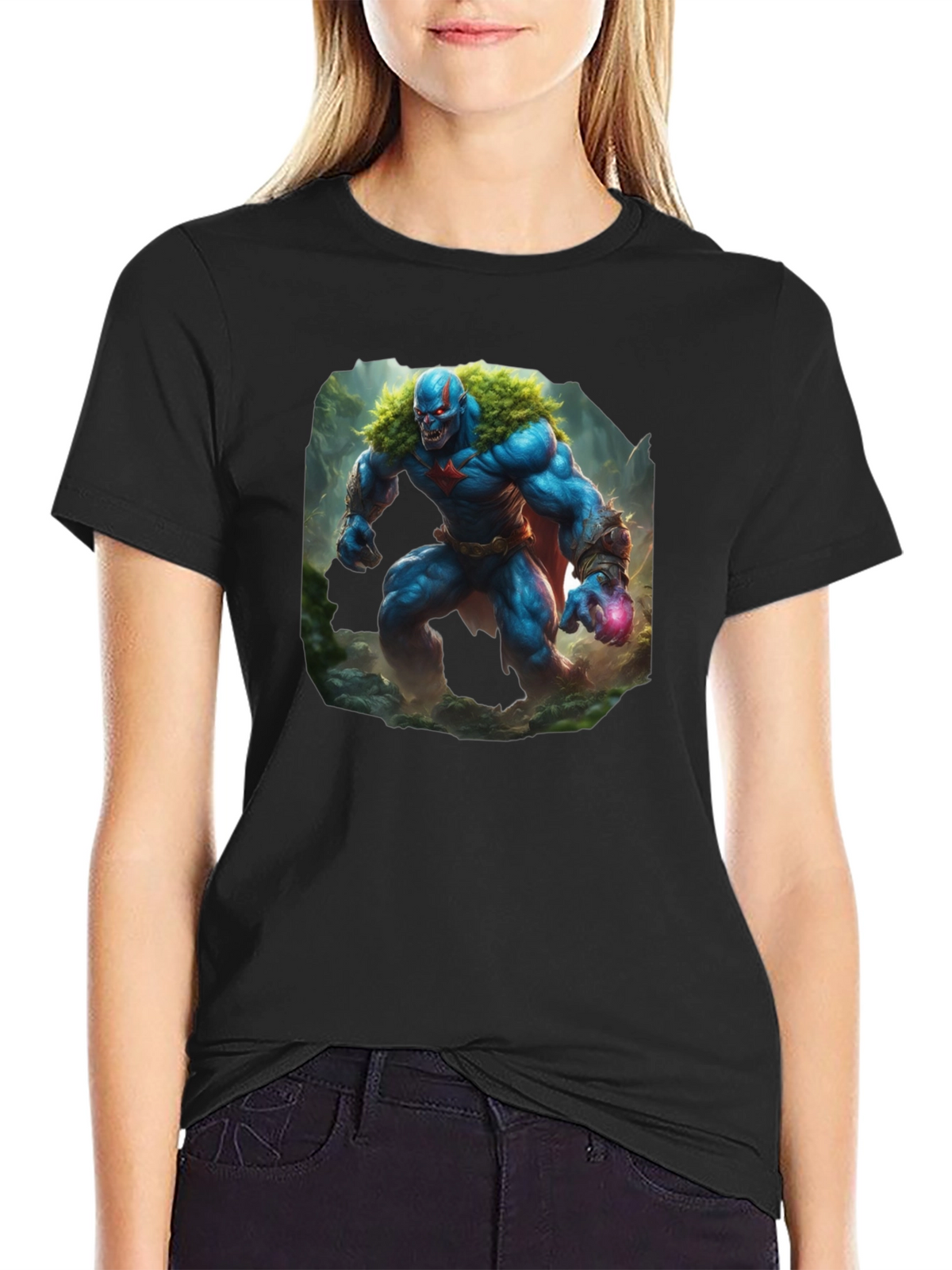 Monster Warrior Graphic T-Shirt