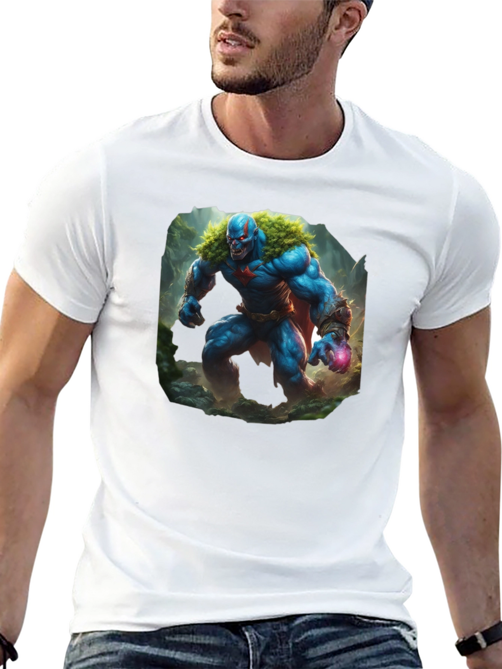 Monster Warrior Graphic T-Shirt