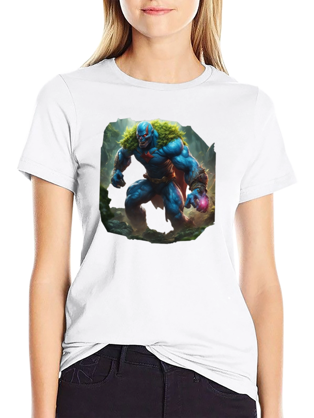 Monster Warrior Graphic T-Shirt