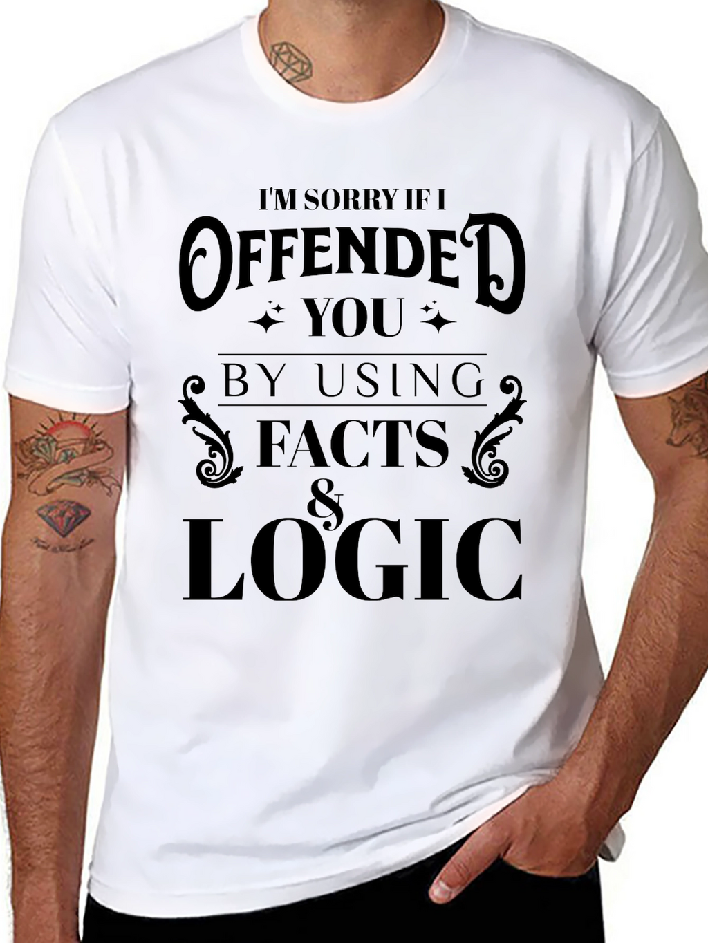 Offended by Facts & Logic Graphic Tee