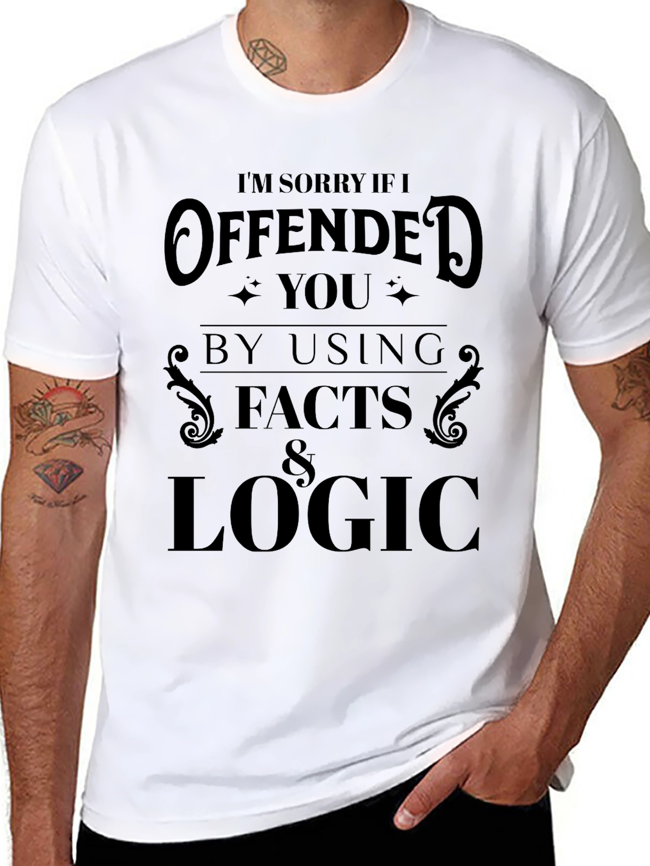 Offended by Facts & Logic Graphic Tee