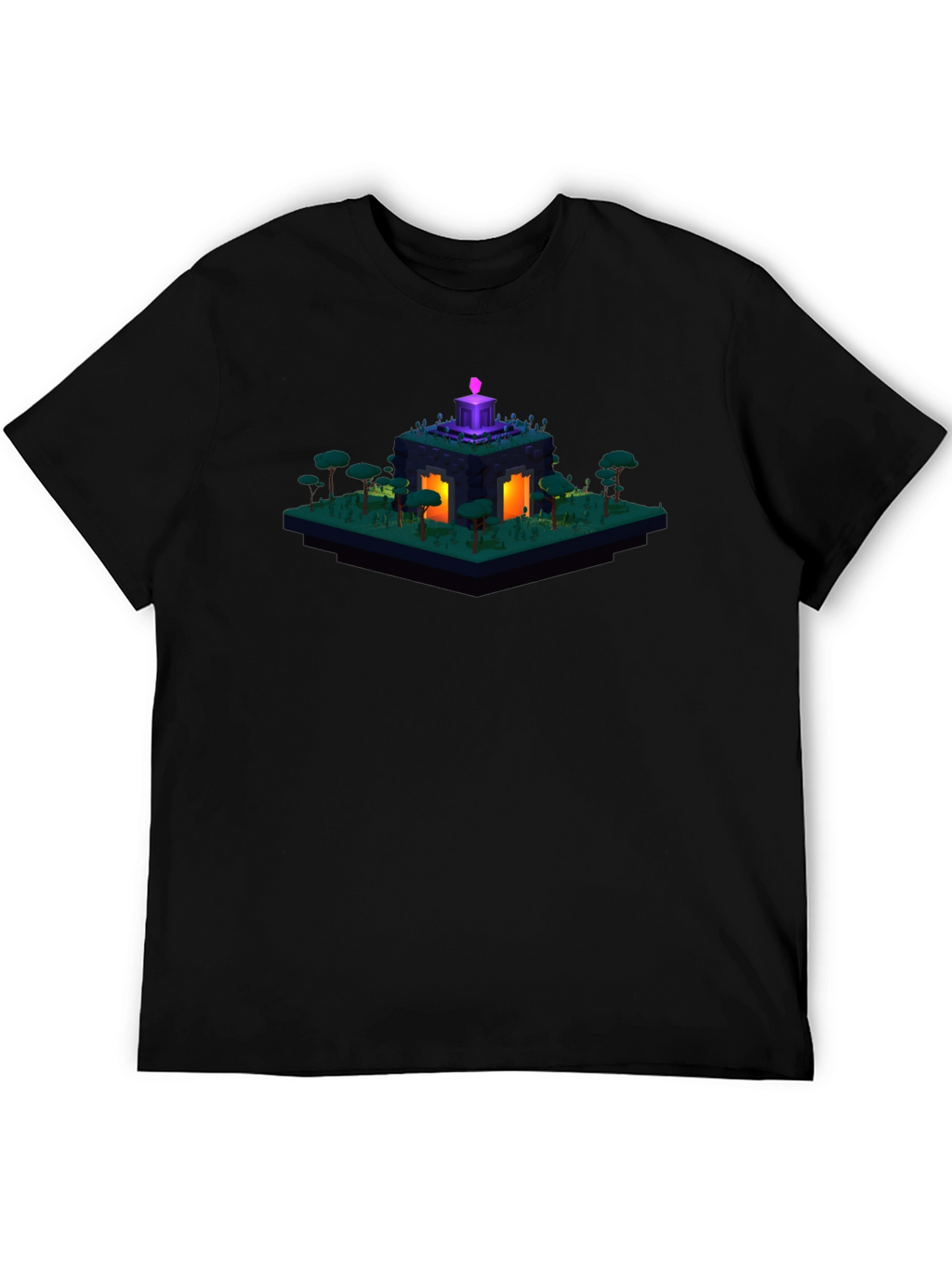 Isometric Game Portal Graphic T-Shirt