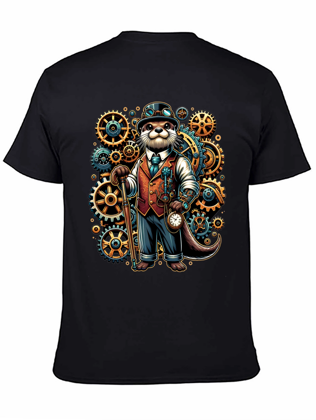 Steampunk Otter Graphic Tee