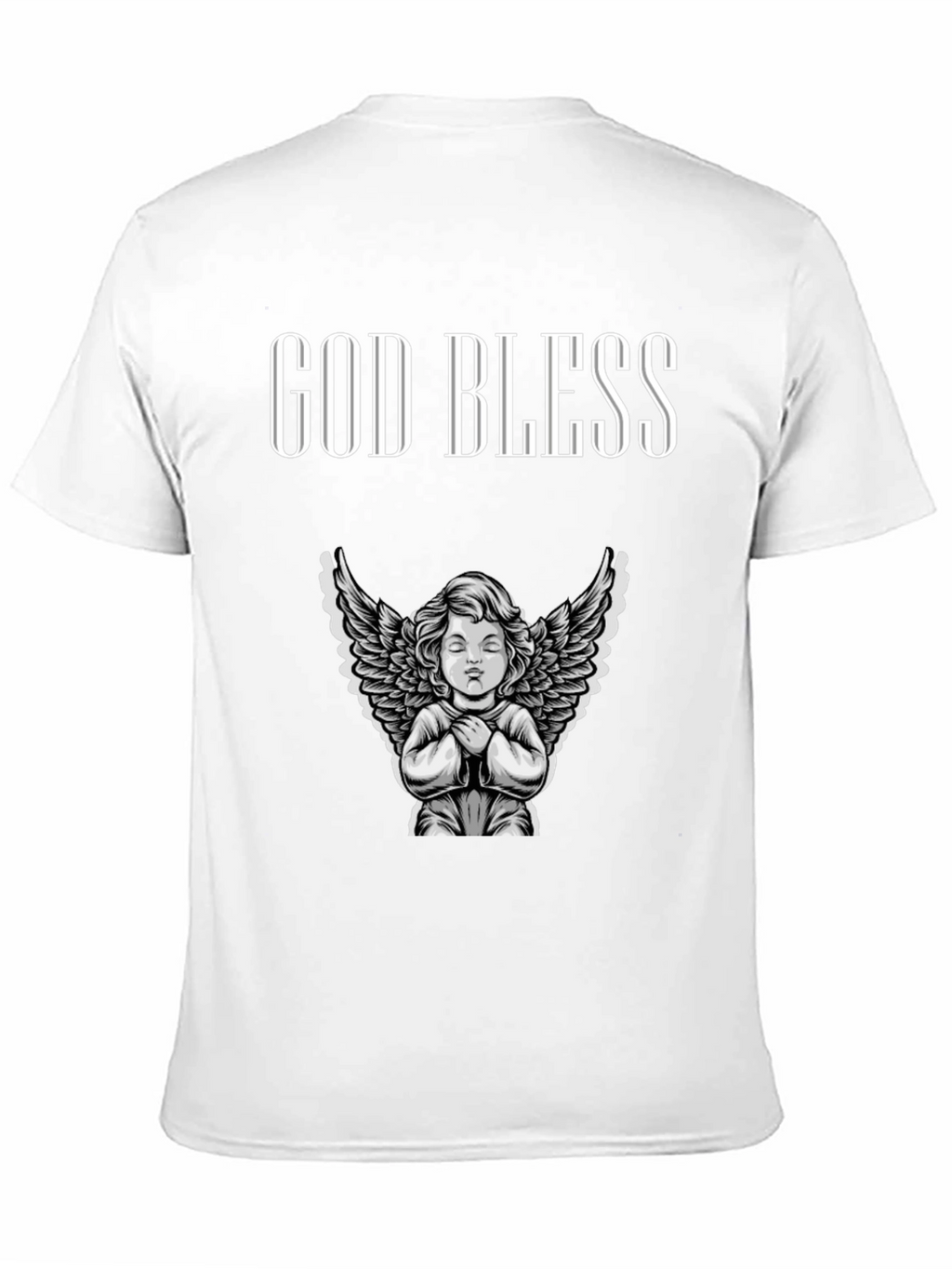 God Bless Angel Graphic T-Shirt - Unisex